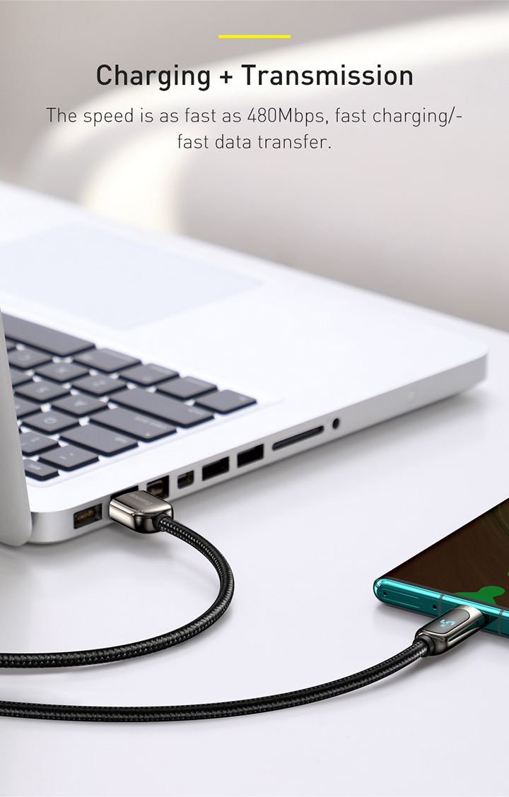Кабель Baseus Display Fast Charging Data Cable USB - USB-C